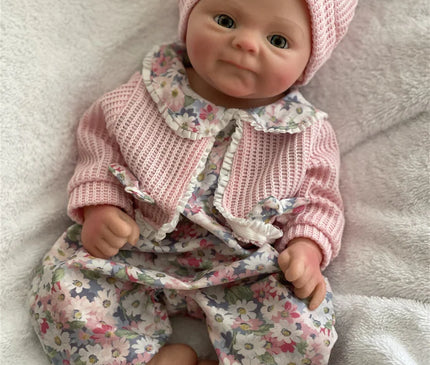 Bebé reborn niña de silicona realista 33cm - Camila