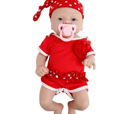 Bebé reborn niña de silicona completa recién nacido 36 cm - Ximena