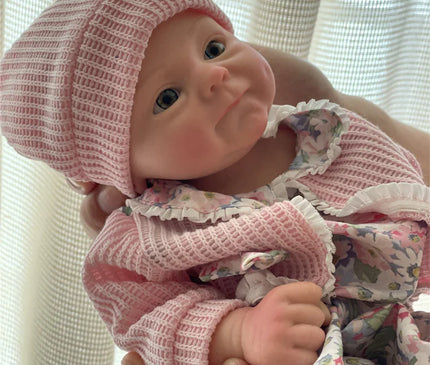 Bebé reborn niña de silicona realista 33cm - Camila