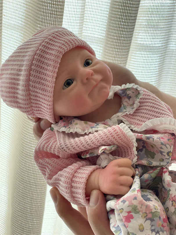 Bebé reborn niña de silicona realista 33cm - Camila