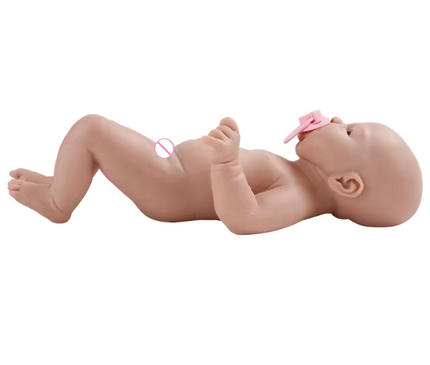 Muñeco reborn de silicona completa recién nacido 36cm - Diego