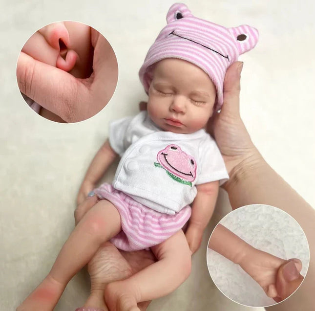 Bebé reborn de silicona completa niña 36cm - Sofía