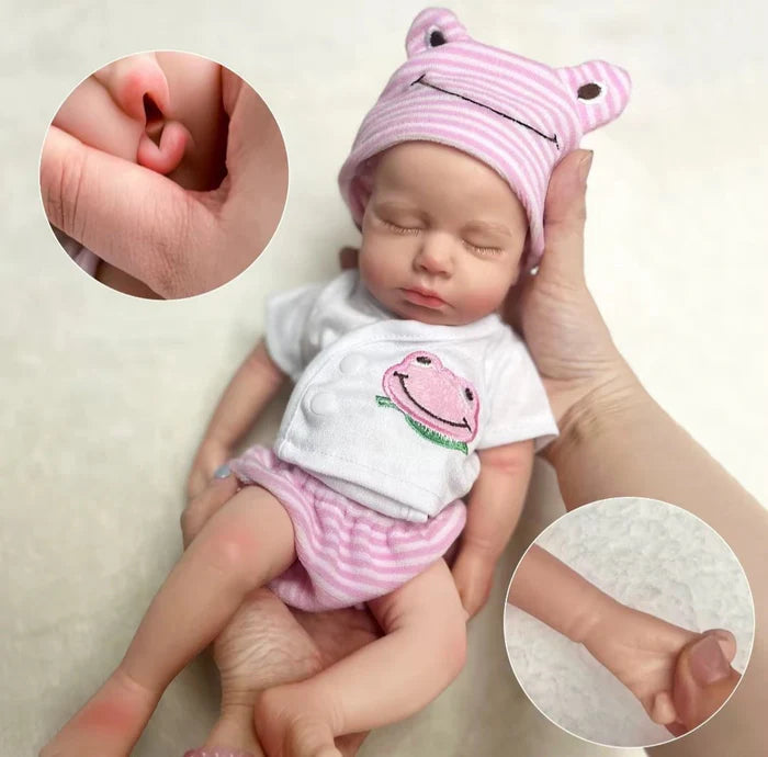Bebé reborn de silicona completa niña 36cm - Sofía