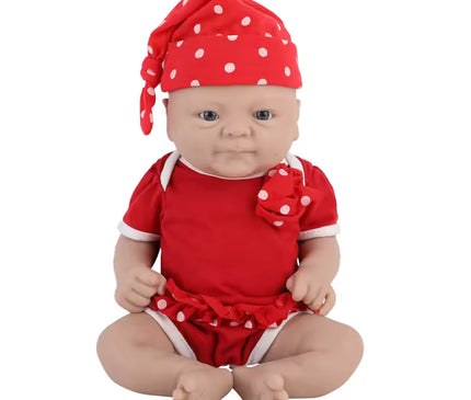 Muñeca reborn niña de silicona 36cm - Fernanda