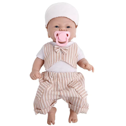 Muñeco reborn de silicona completa recién nacido 36cm - Diego